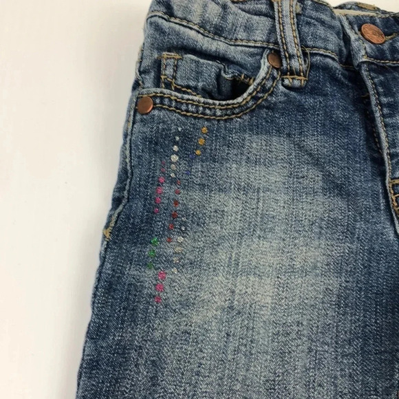FREE STYLE EUC GIRLS JEAN SHORTS BOTTOMS DENIM SUMMER CASUAL BEACH POOL SIZE 4T - Picture 6 of 9